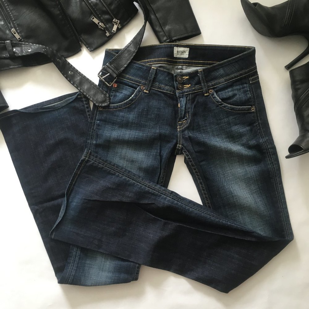 HUDSON Signature Pocket Bootcut Classic Jeans B-04